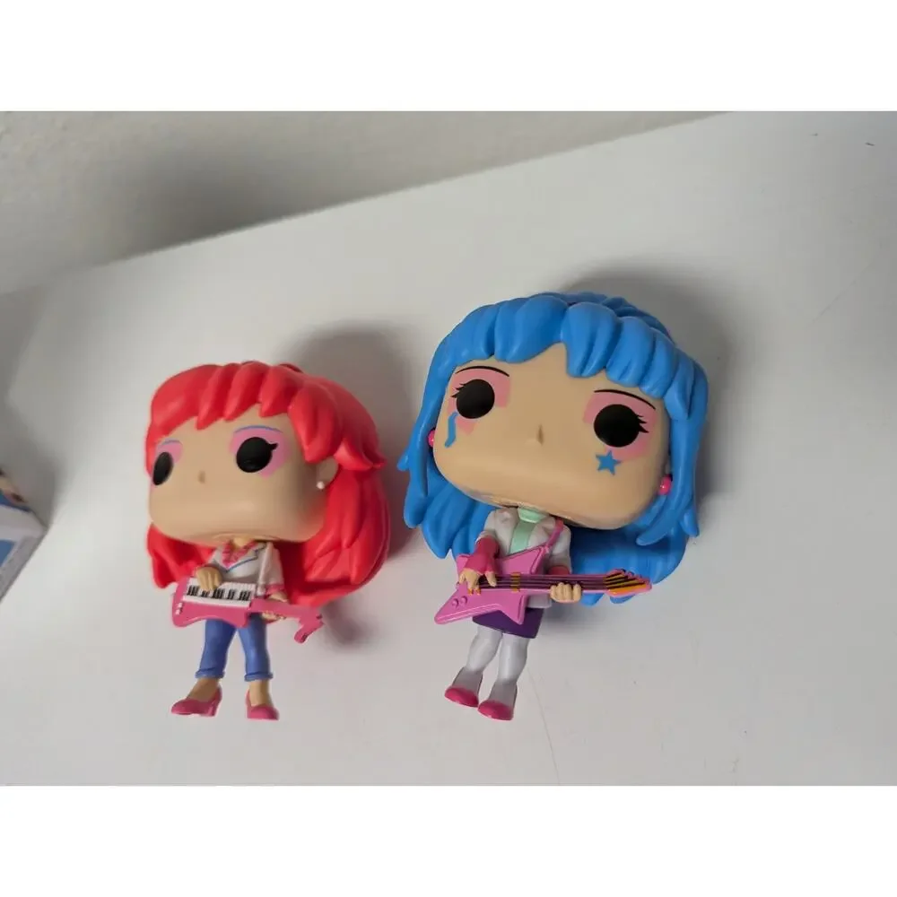 Funko Pop Jem and the Holograms Aja Leith 1787 Kimber Benton 1789 figures in box